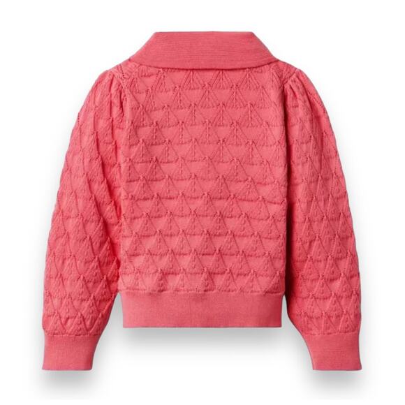 Janie and Jack NWT Embroidered Crochet Sweater. Size 2t - Picture 2 of 3